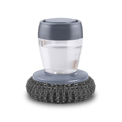 Dispensador automático de jabón para cocina, cepillo de palma para lavar platos