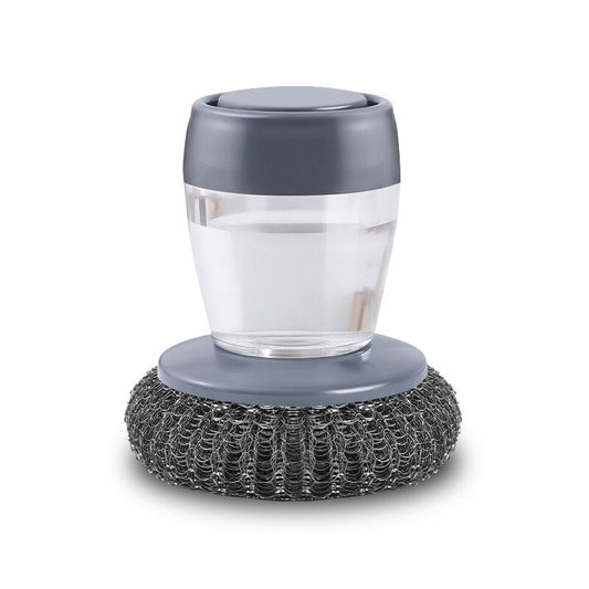 Dispensador automático de jabón para cocina, cepillo de palma para lavar platos