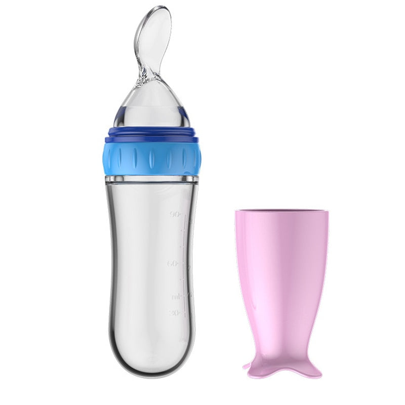 Botella de alimentación exprimidora para bebé