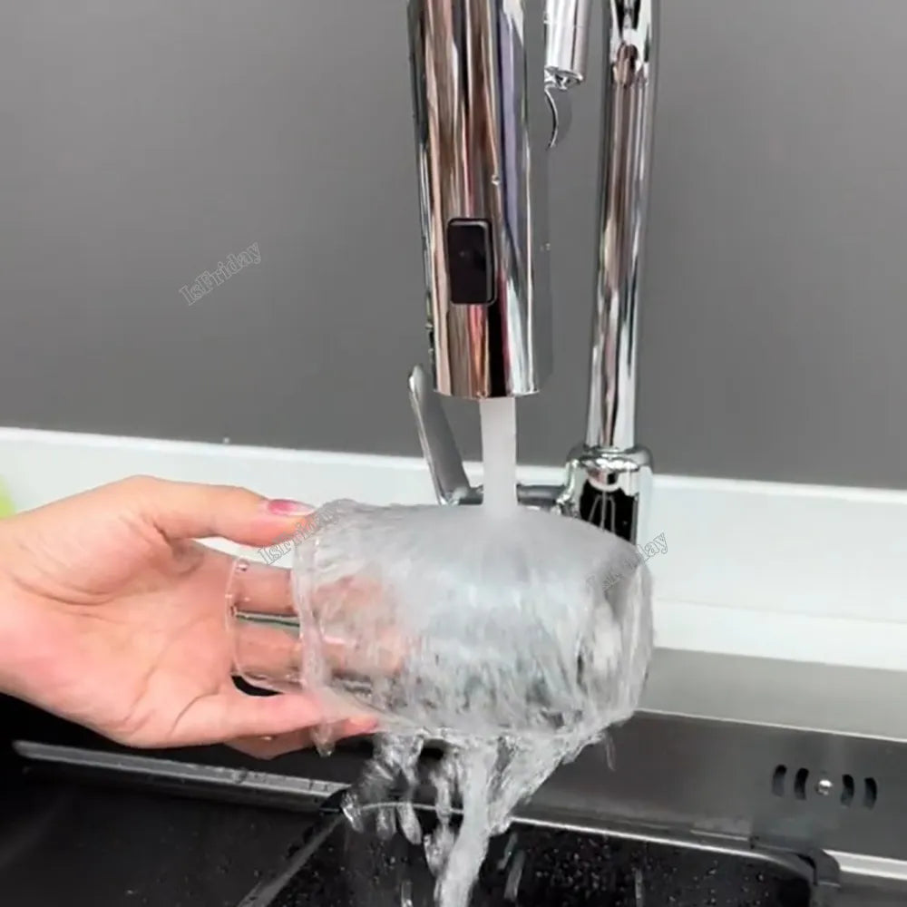 Grifo de cocina con salida de cascada a prueba de salpicaduras