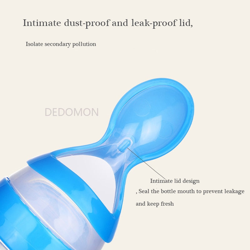 Botella de alimentación exprimidora para bebé