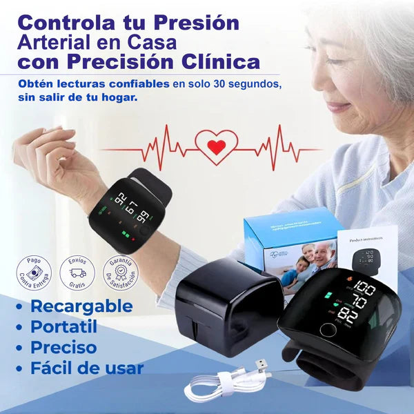 Tensiómetro Digital de Muñeca con Voz en Español