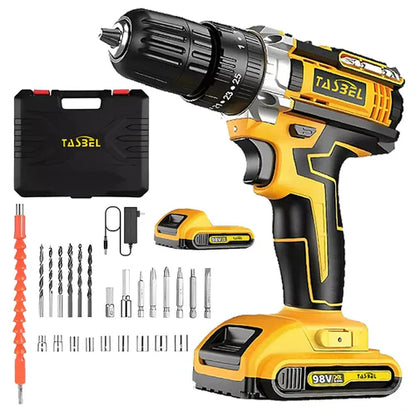 Taladro Inalámbrico TASBEL™ + 2 Baterías 98V