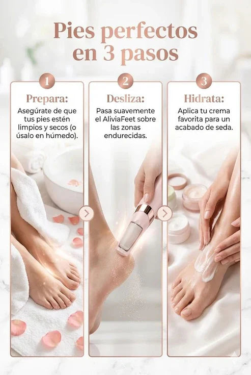 REMOVEDOR ELECTRICO DE CALLOS PARA PIES RECARGABLE
