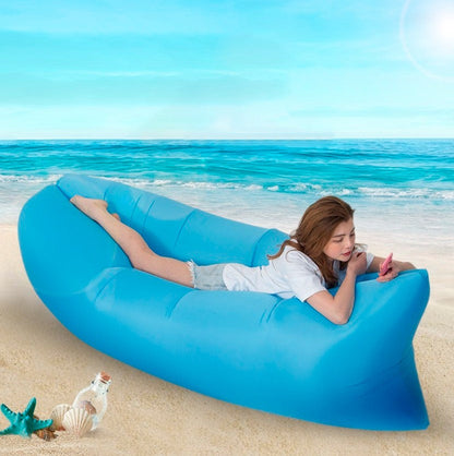SOFÁ INFLABLE LARGO DE CAMPING