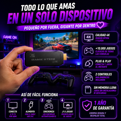 Game Stick- 20.000 Juegos Consolas Retro+ ENVÍO GRATIS 🚚