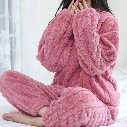Pijama Afelpado 2 Piezas Mujer – Otoño/Invierno