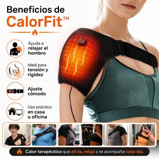 Hombrera Térmica CalorFit™ con Calor Ajustable para Hombro