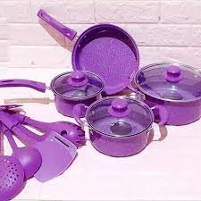 Juego De Ollas Cocina Antiadherente Set De 14 Piezas