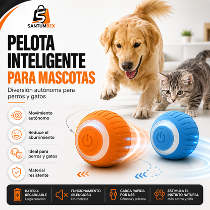 Pelota Inteligente  para Perros y Gatos
