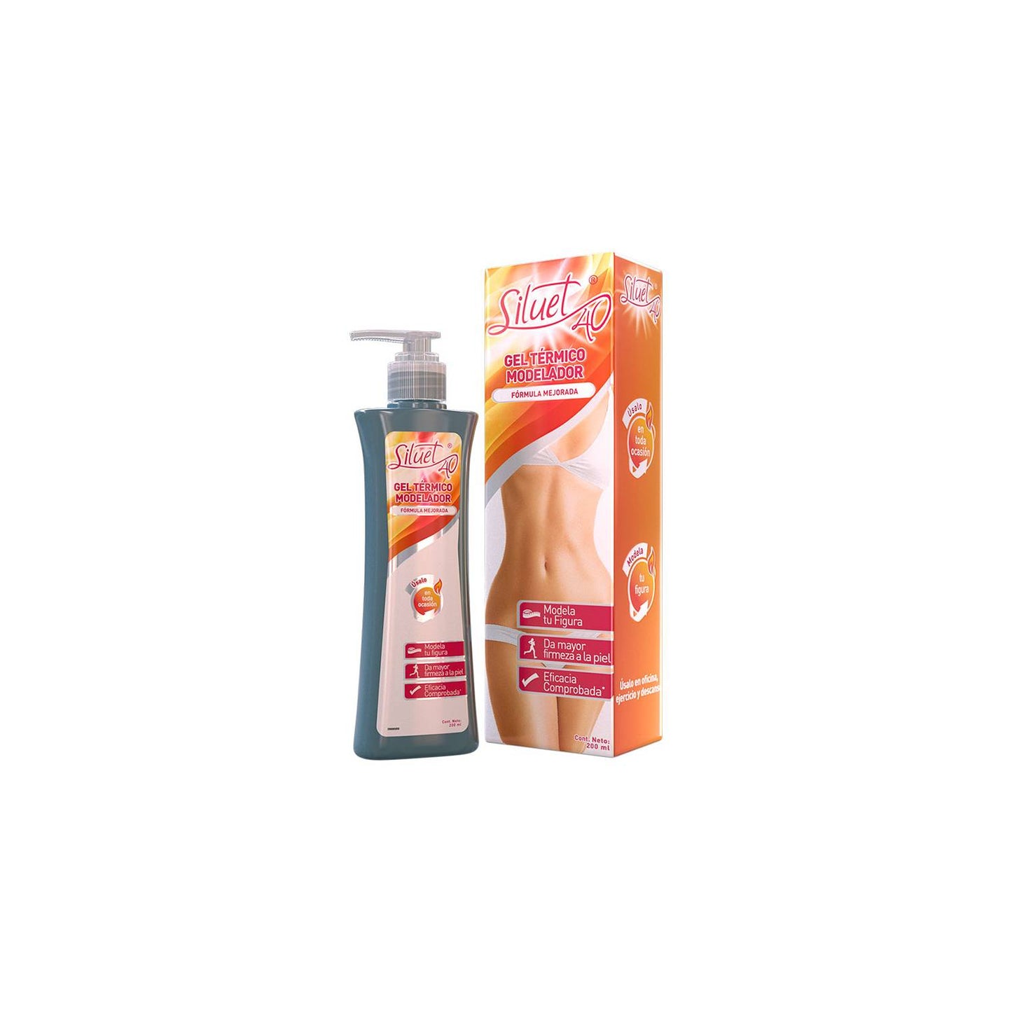 Siluet 40 / Gel Térmico Reductor 200ml