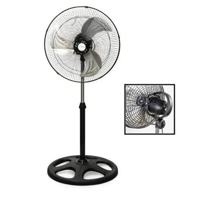Ventilador De Pie 3 Aspas Ventilador Industrial Giro De 360°
