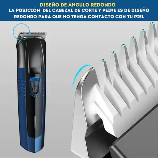 Afeitadora Eléctrica Recargable 3 en 1