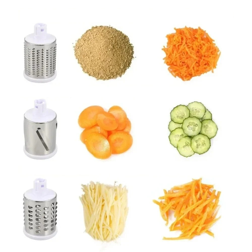 Cortador de verduras, rallador Manual de cocina, 3 en 1 picador de verduras