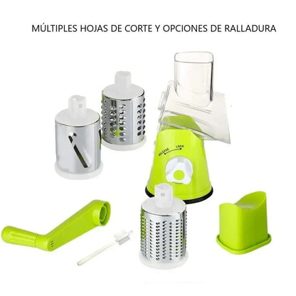Cortador de verduras, rallador Manual de cocina, 3 en 1 picador de verduras
