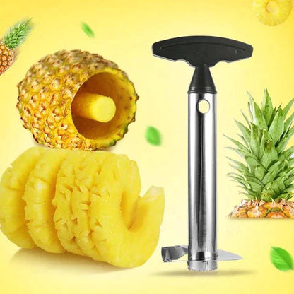 RECORTADOR Y PELADOR DE PIÑA, DE ACERO INOXIDABLE