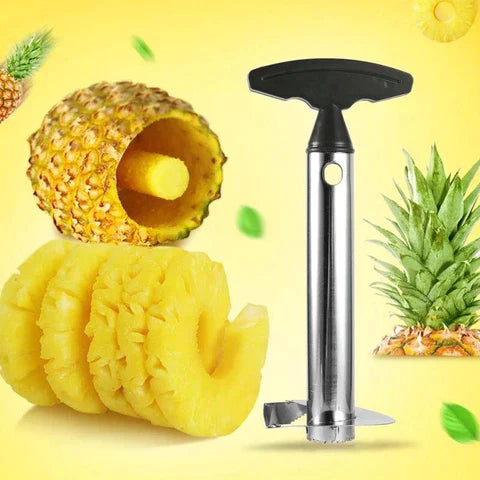 RECORTADOR Y PELADOR DE PIÑA, DE ACERO INOXIDABLE