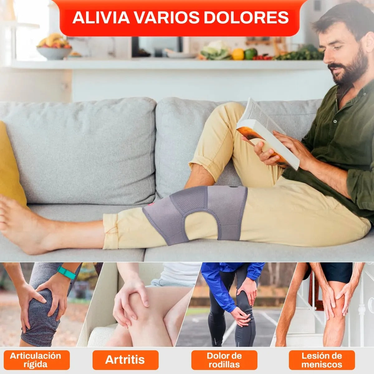 MASAJEADOR DE RODILLAS CON CALOR