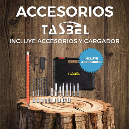 Taladro Inalámbrico TASBEL™ + 2 Baterías 98V