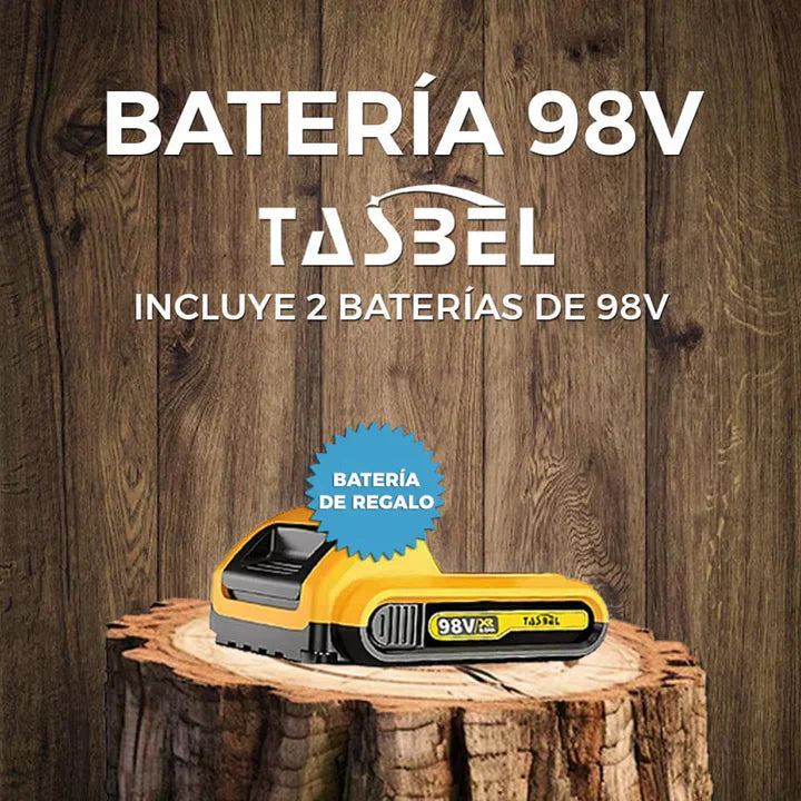 Taladro Inalámbrico TASBEL™ + 2 Baterías 98V